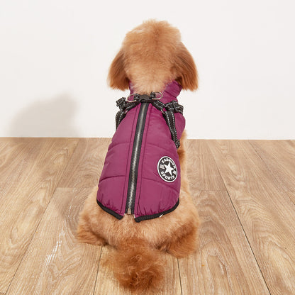 FurencePet™ Winter Warm Reflective Dog Jacket – Fleece-Lined Cotton Padded Coat for Cold Weather Walks | Cozy Outdoor Pet Apparel Canada