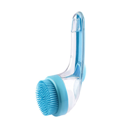 FurencePet™ Aqua-Groom: 2-in-1 Pet Bath & Shampoo Dispenser Brush – Soft Silicone Grooming Tool for Dogs & Cats