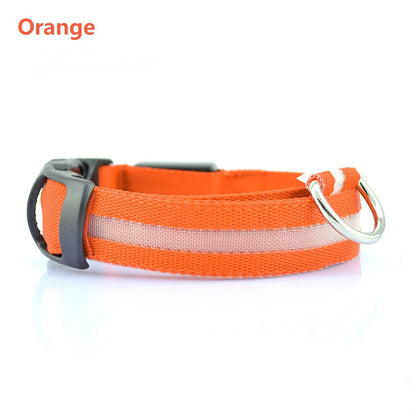 FurencePet™ GlowGuard LED Safety Pet Collar – Adjustable Night Visibility Collar for Dogs & Cats