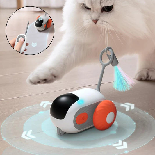 FurencePet™ CrazyJoy Smart Chase Car Interactive Remote-Control Cat Toy with Intelligent Motion