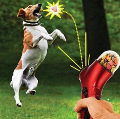 FurencePet™ Interactive Pet Food Catapult Feeder – Treat Launcher Toy for Dogs & Cats | Fun Play + Healthy Reward Activity