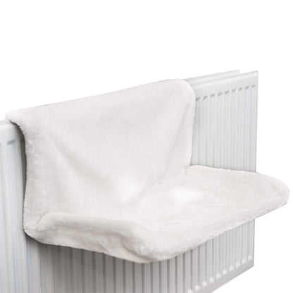 Furencepet™ Warm Window Cat Hammock – Elevated Iron Frame Radiator Bed for Cozy Cat Naps