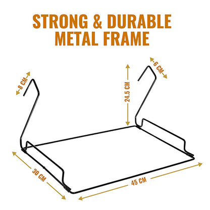 Furencepet™ Warm Window Cat Hammock – Elevated Iron Frame Radiator Bed for Cozy Cat Naps
