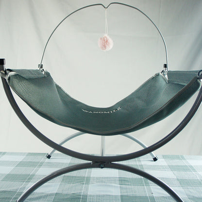 Luxury Elevated Cat Recliner Bed – Modern Hammock Lounger for Indoor Cats (3 Comfort Styles)