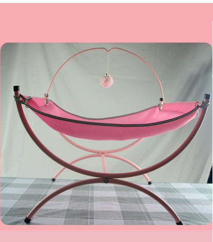 Luxury Elevated Cat Recliner Bed – Modern Hammock Lounger for Indoor Cats (3 Comfort Styles)