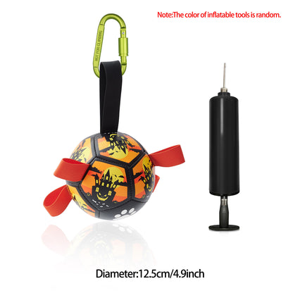 FurencePet™ Aero-Play Interactive Dog Soccer Ball – Durable Training Football with Grab Tabs & Air Pump