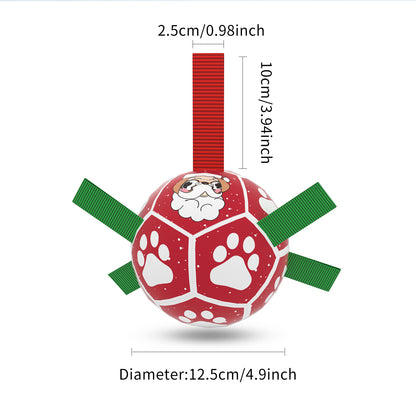 FurencePet™ Aero-Play Interactive Dog Soccer Ball – Durable Training Football with Grab Tabs & Air Pump
