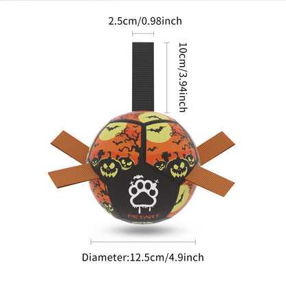 FurencePet™ Aero-Play Interactive Dog Soccer Ball – Durable Training Football with Grab Tabs & Air Pump