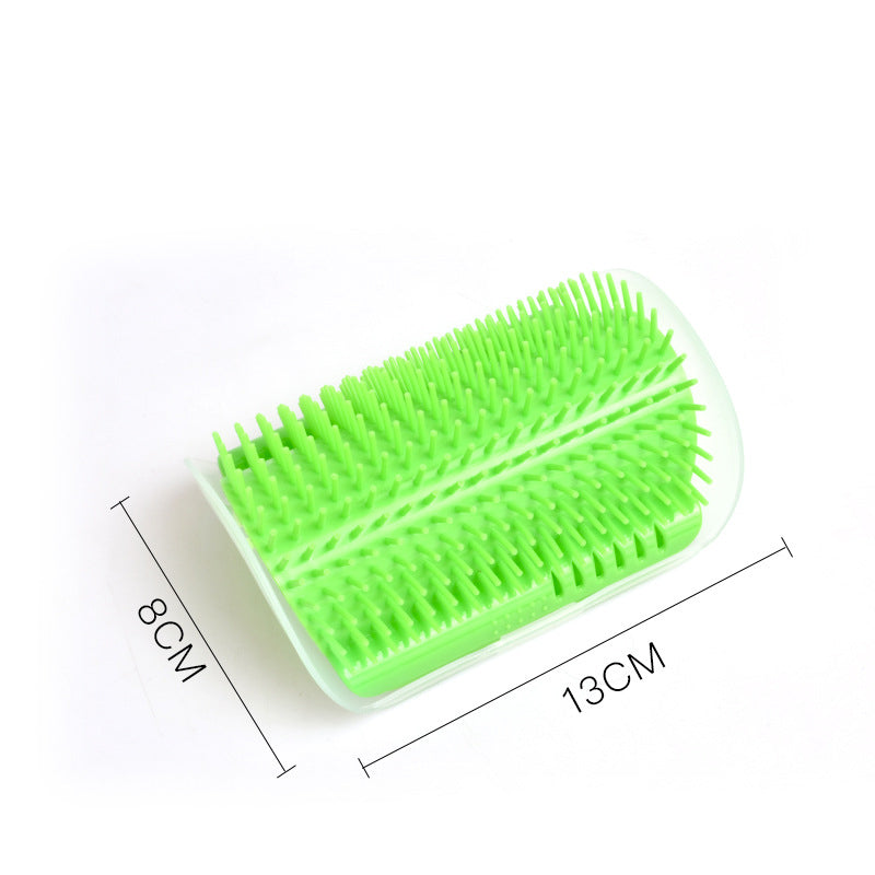 FurencePet™ Corner Groomer: Cat Self-Grooming Wall Brush & Massage Comb with Catnip