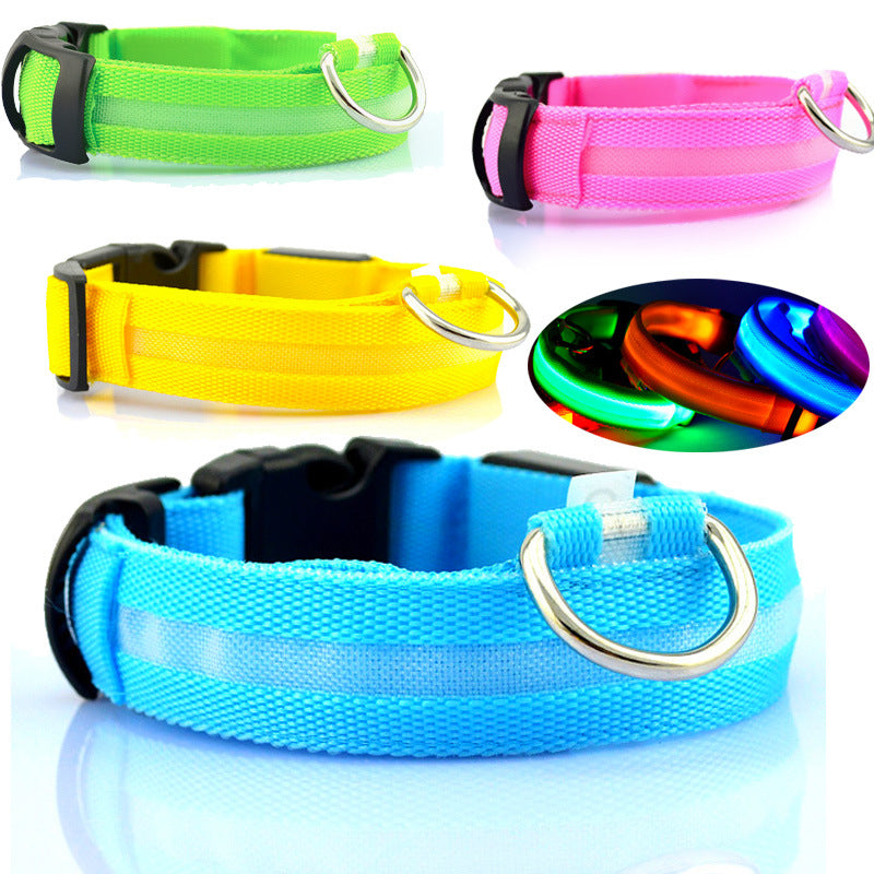 FurencePet™ GlowGuard LED Safety Pet Collar – Adjustable Night Visibility Collar for Dogs & Cats