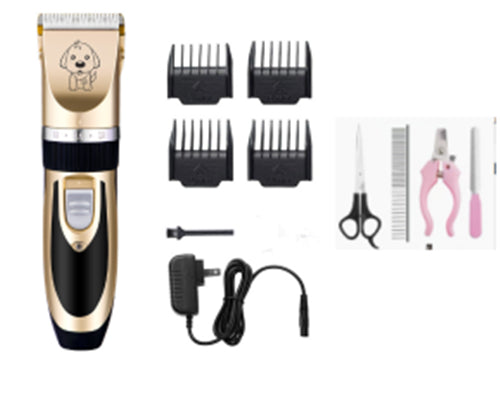 FurencePet™ ProTrim Gold Rechargeable Pet Grooming Clipper Kit