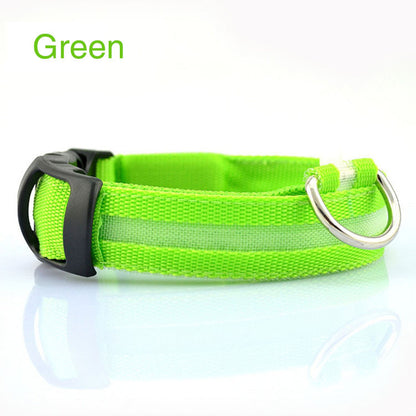 FurencePet™ GlowGuard LED Safety Pet Collar – Adjustable Night Visibility Collar for Dogs & Cats