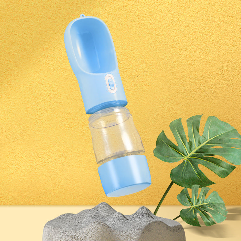 FurencePet™ 2-in-1 Travel Bottle: Portable Water & Food Feeder