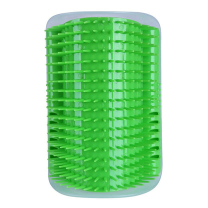 FurencePet™ Corner Groomer: Cat Self-Grooming Wall Brush & Massage Comb with Catnip
