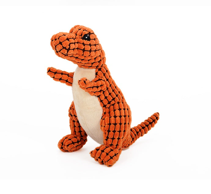 FurencePet™ Interactive Dinosaur Plush Dog Toy – Large Squeaky Chew & Play Toy for Small to Large Dogs