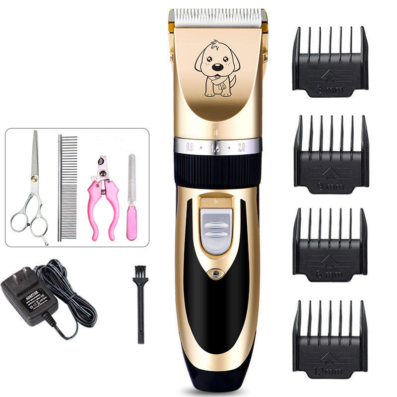 FurencePet™ ProTrim Gold Rechargeable Pet Grooming Clipper Kit