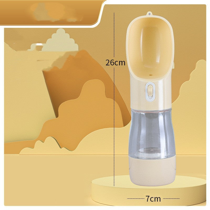FurencePet™ 2-in-1 Travel Bottle: Portable Water & Food Feeder