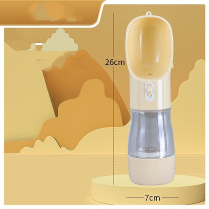 FurencePet™ 2-in-1 Travel Bottle: Portable Water & Food Feeder