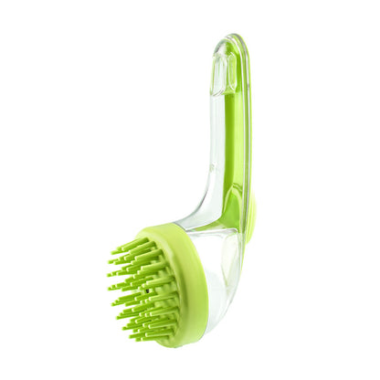 FurencePet™ Aqua-Groom: 2-in-1 Pet Bath & Shampoo Dispenser Brush – Soft Silicone Grooming Tool for Dogs & Cats
