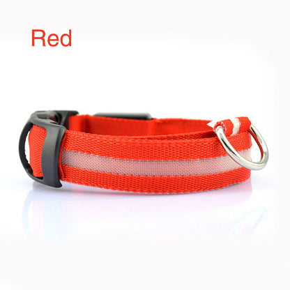 FurencePet™ GlowGuard LED Safety Pet Collar – Adjustable Night Visibility Collar for Dogs & Cats