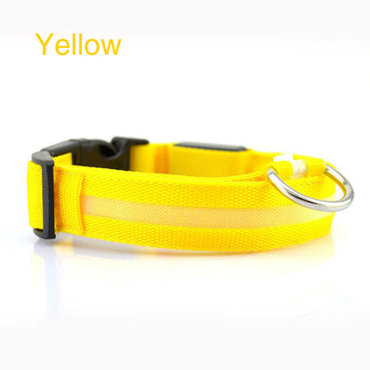 FurencePet™ GlowGuard LED Safety Pet Collar – Adjustable Night Visibility Collar for Dogs & Cats