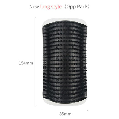 FurencePet™ Corner Groomer: Cat Self-Grooming Wall Brush & Massage Comb with Catnip