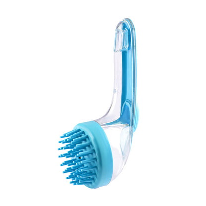 FurencePet™ Aqua-Groom: 2-in-1 Pet Bath & Shampoo Dispenser Brush – Soft Silicone Grooming Tool for Dogs & Cats