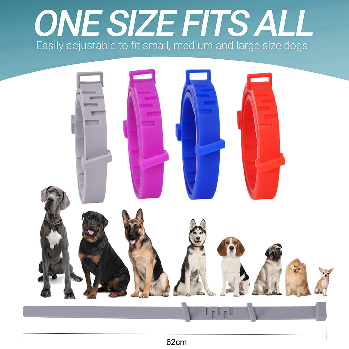 FurencePet™ Comfort Guard Silicone Pet Collar – Adjustable Insect & Mosquito Repellent for Dogs & Cats