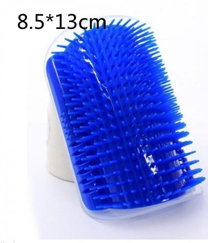FurencePet™ Corner Groomer: Cat Self-Grooming Wall Brush & Massage Comb with Catnip