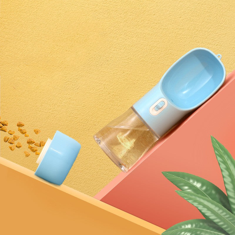 FurencePet™ 2-in-1 Travel Bottle: Portable Water & Food Feeder