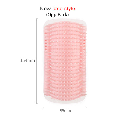 FurencePet™ Corner Groomer: Cat Self-Grooming Wall Brush & Massage Comb with Catnip