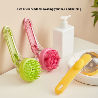 FurencePet™ Aqua-Groom: 2-in-1 Pet Bath & Shampoo Dispenser Brush – Soft Silicone Grooming Tool for Dogs & Cats