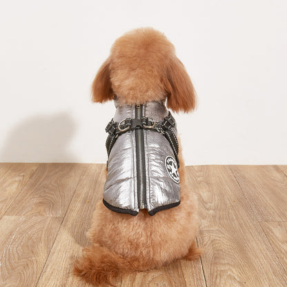 FurencePet™ Winter Warm Reflective Dog Jacket – Fleece-Lined Cotton Padded Coat for Cold Weather Walks | Cozy Outdoor Pet Apparel Canada