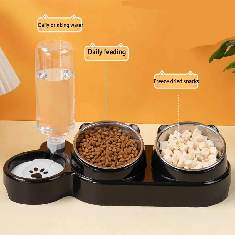 FurencePet™ TrioFeed - 3-in-1 Stainless Steel Automatic Pet Bowl
