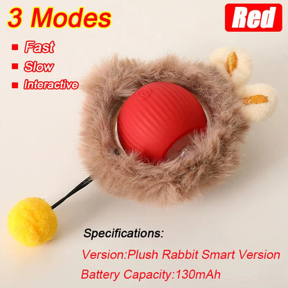 FurencePet™ ShadowChase Smart Ball Rechargeable Interactive Rolling Toy with Prey-Motion Technology