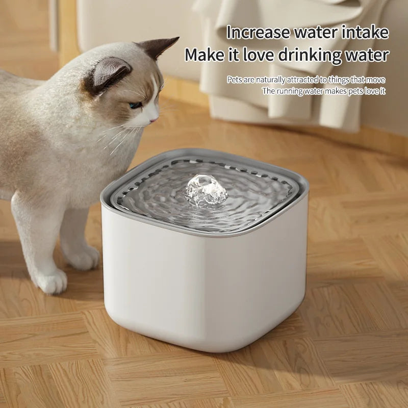 FurencePet™ AquaFlow: 3L Smart Pet Water Fountain