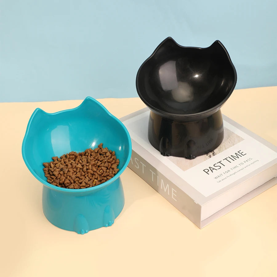 FurencePet™ WhiskerWare - Elevated Ergonomic Cat Bowl with 15° Tilt