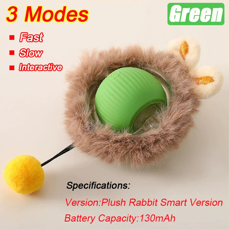 FurencePet™ ShadowChase Smart Ball Rechargeable Interactive Rolling Toy with Prey-Motion Technology