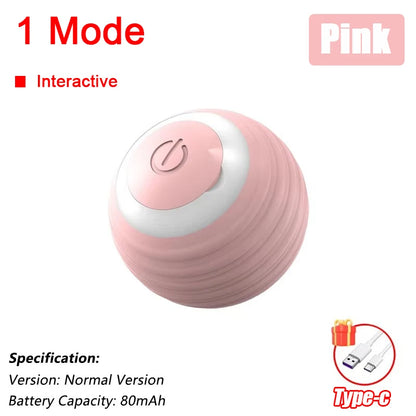 FurencePet™ ShadowChase Smart Ball Rechargeable Interactive Rolling Toy with Prey-Motion Technology