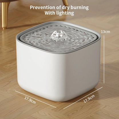 FurencePet™ AquaFlow: 3L Smart Pet Water Fountain