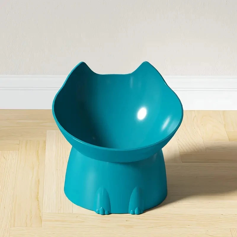 FurencePet™ WhiskerWare - Elevated Ergonomic Cat Bowl with 15° Tilt