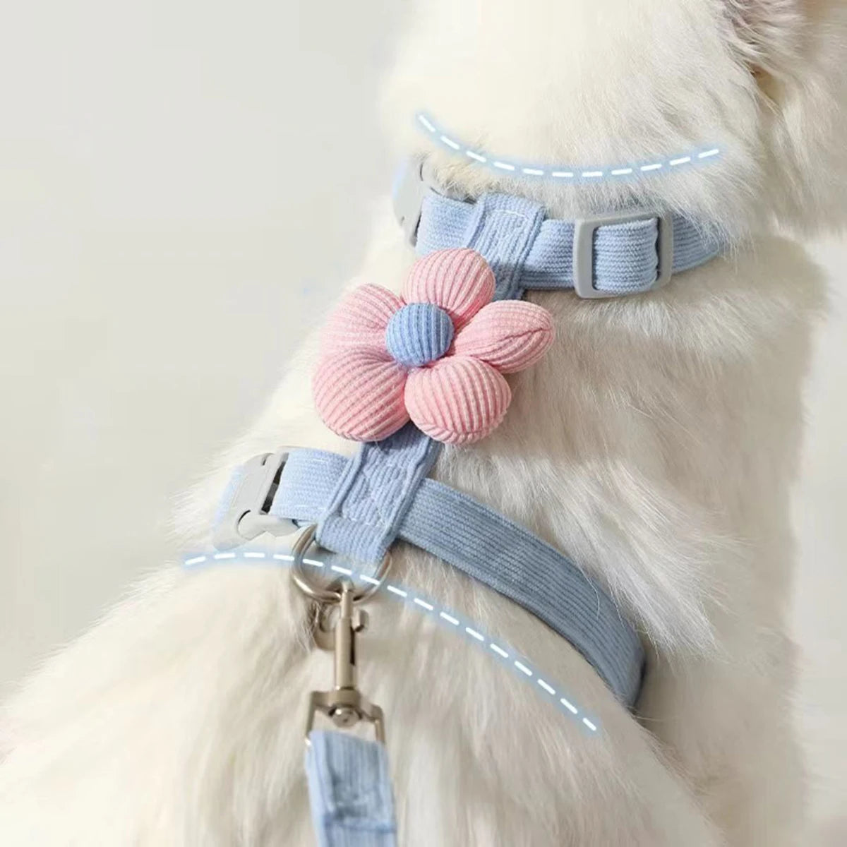 FurencePet™ BloomWalk - Adjustable Breathable Cat Harness & Leash Set