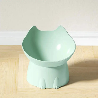 FurencePet™ WhiskerWare - Elevated Ergonomic Cat Bowl with 15° Tilt