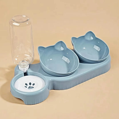 FurencePet™ TrioFeed Pro - 3-in-1 Ergonomic Ear Design Pet Station