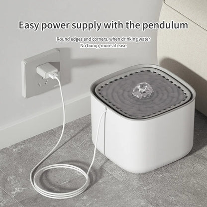FurencePet™ AquaFlow: 3L Smart Pet Water Fountain