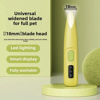 Furencepet™ LED Dog Paw Trimmer Waterproof • Low Noise • Precision Grooming with LED Display