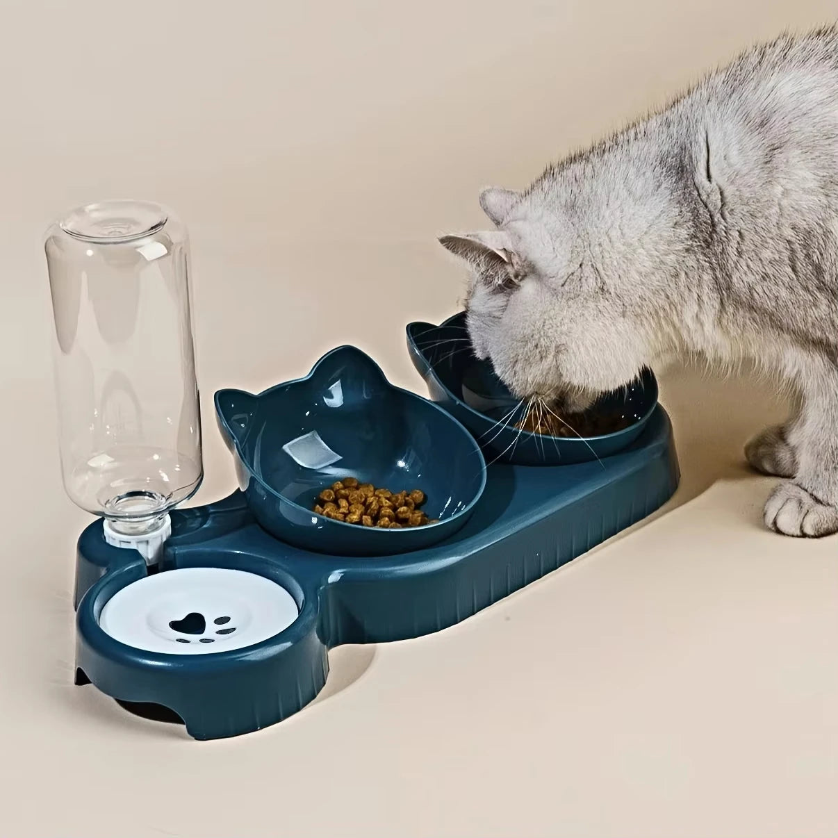 FurencePet™ TrioFeed Pro - 3-in-1 Ergonomic Ear Design Pet Station
