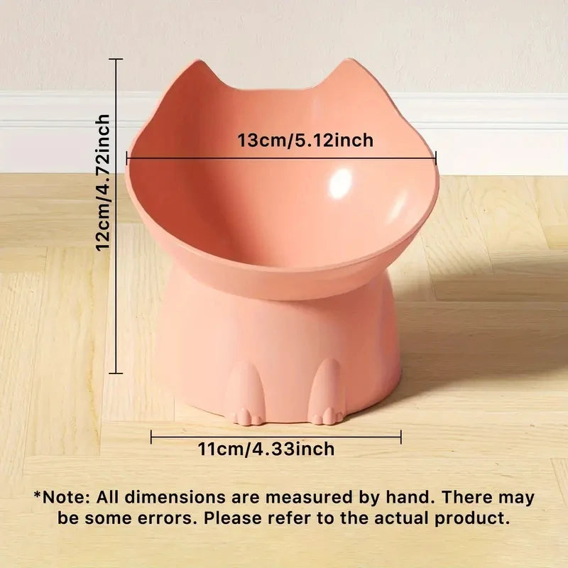 FurencePet™ WhiskerWare - Elevated Ergonomic Cat Bowl with 15° Tilt