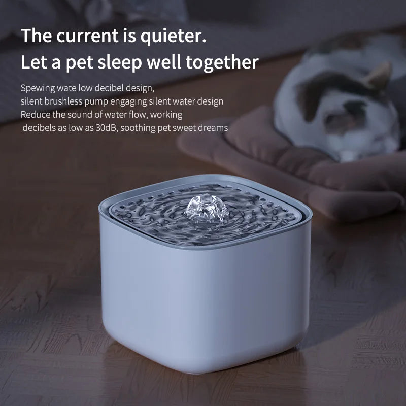 FurencePet™ AquaFlow: 3L Smart Pet Water Fountain