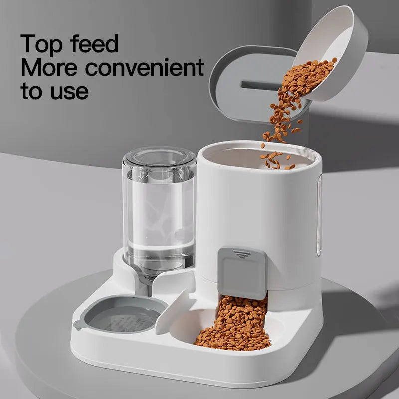 Furencepet™ AutoServe Gravity Pet Feeder & Water Station